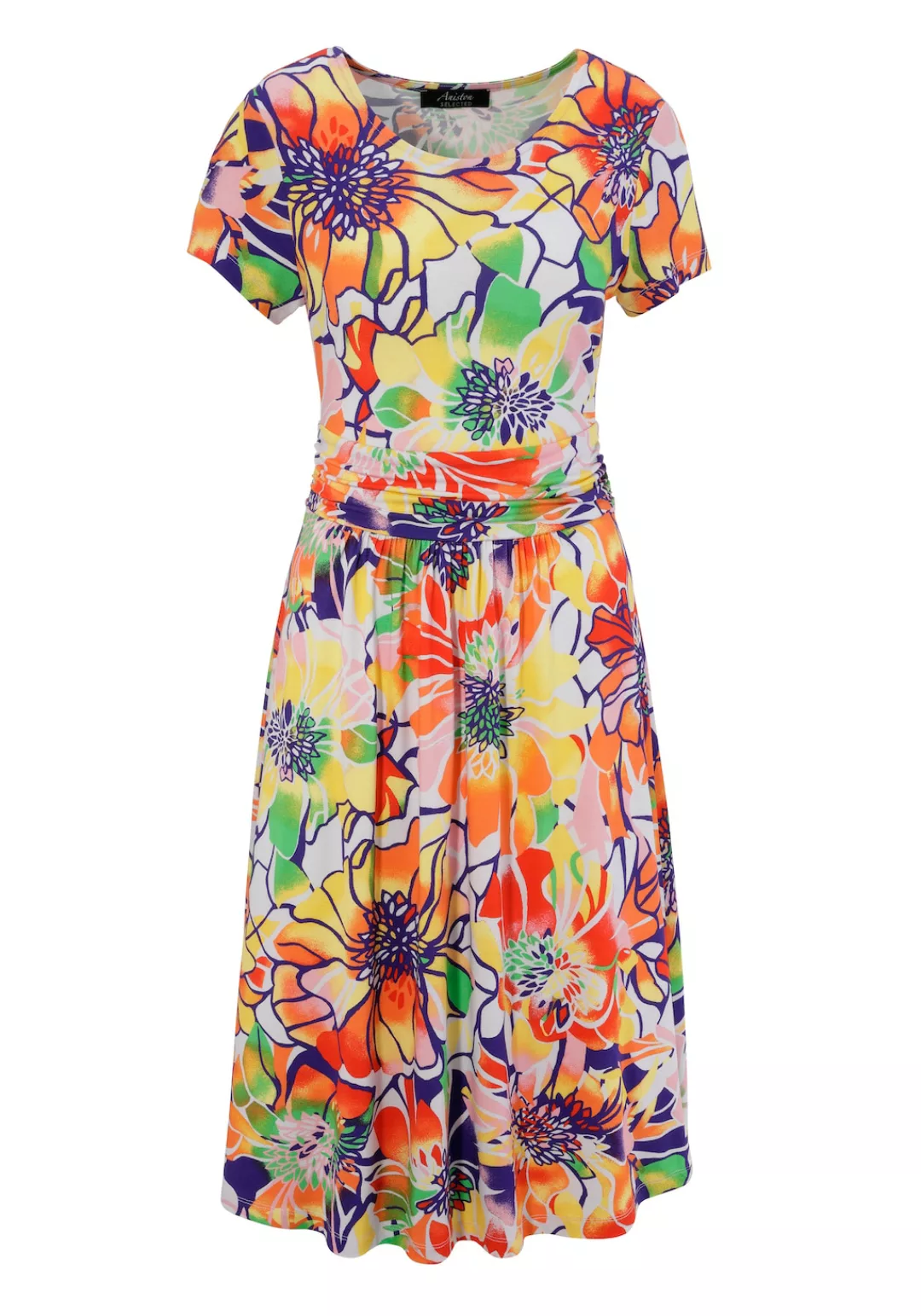 Aniston SELECTED Sommerkleid, mit farbenfrohem Blumendruck günstig online kaufen