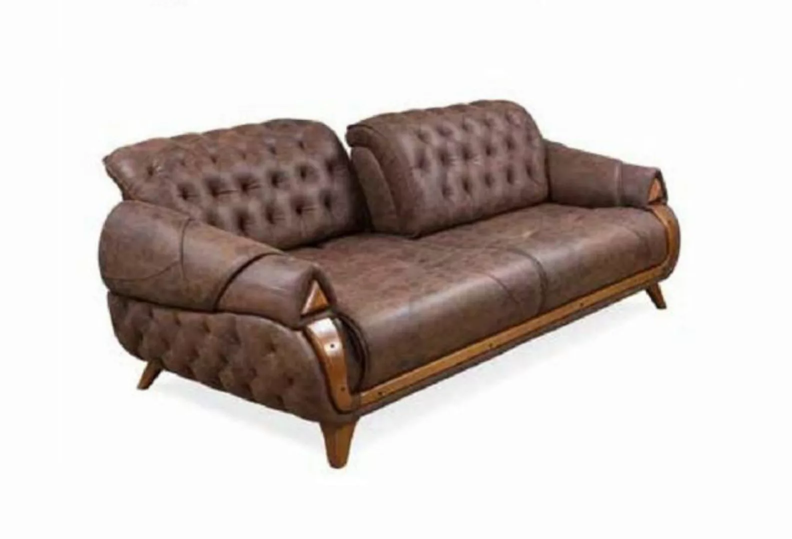JVmoebel Sofa Sofa Klassische Couchen Luxus Möbel Sofas Leder Couch Neu 3 S günstig online kaufen