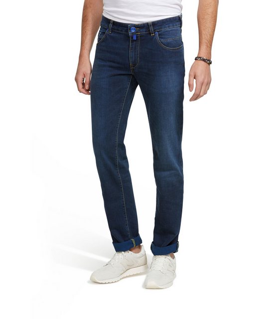 MEYER 5-Pocket-Jeans M5 Slim mit Rundbundverarbeitung günstig online kaufen