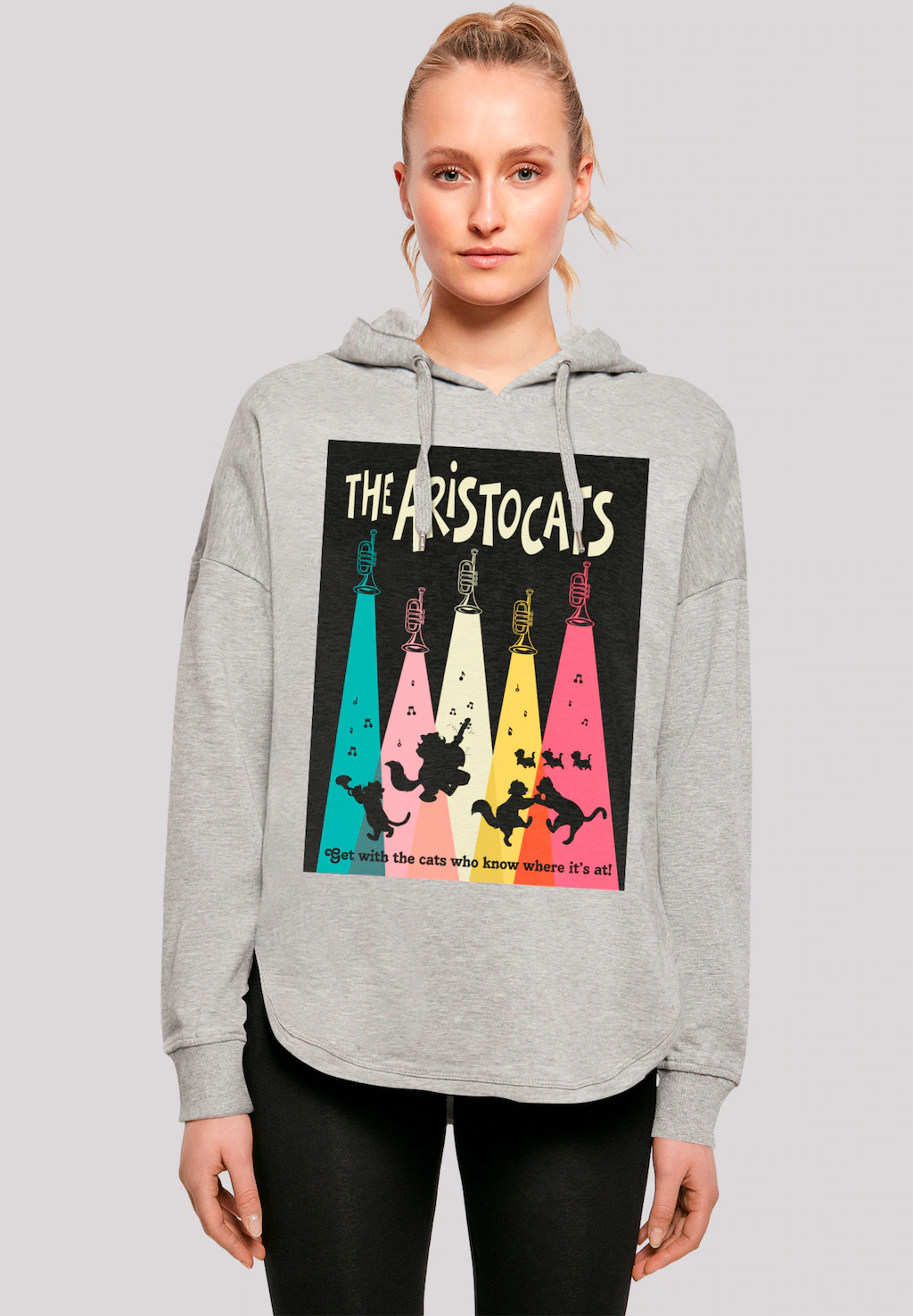 F4NT4STIC Kapuzenpullover "Disney Aristocats Get With The Cats", Premium Qu günstig online kaufen