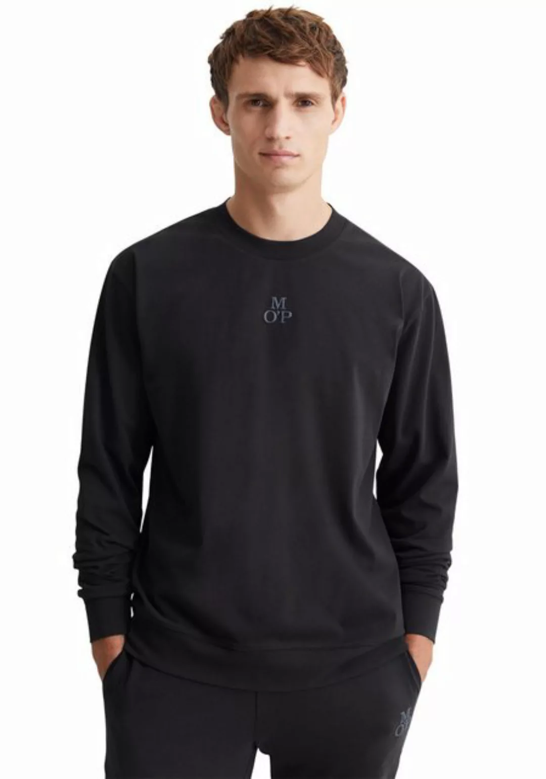 Marc OPolo Longsleeve, mit weichem, elastischem Rundhalsausschnitt günstig online kaufen