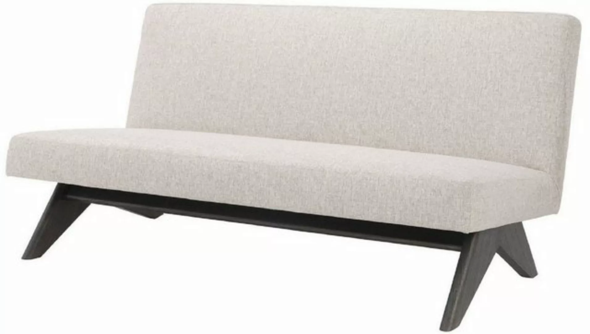 Casa Padrino Sofa Luxus Couch Naturfarben / Braun 152 x 81 x H. 75 cm - Woh günstig online kaufen