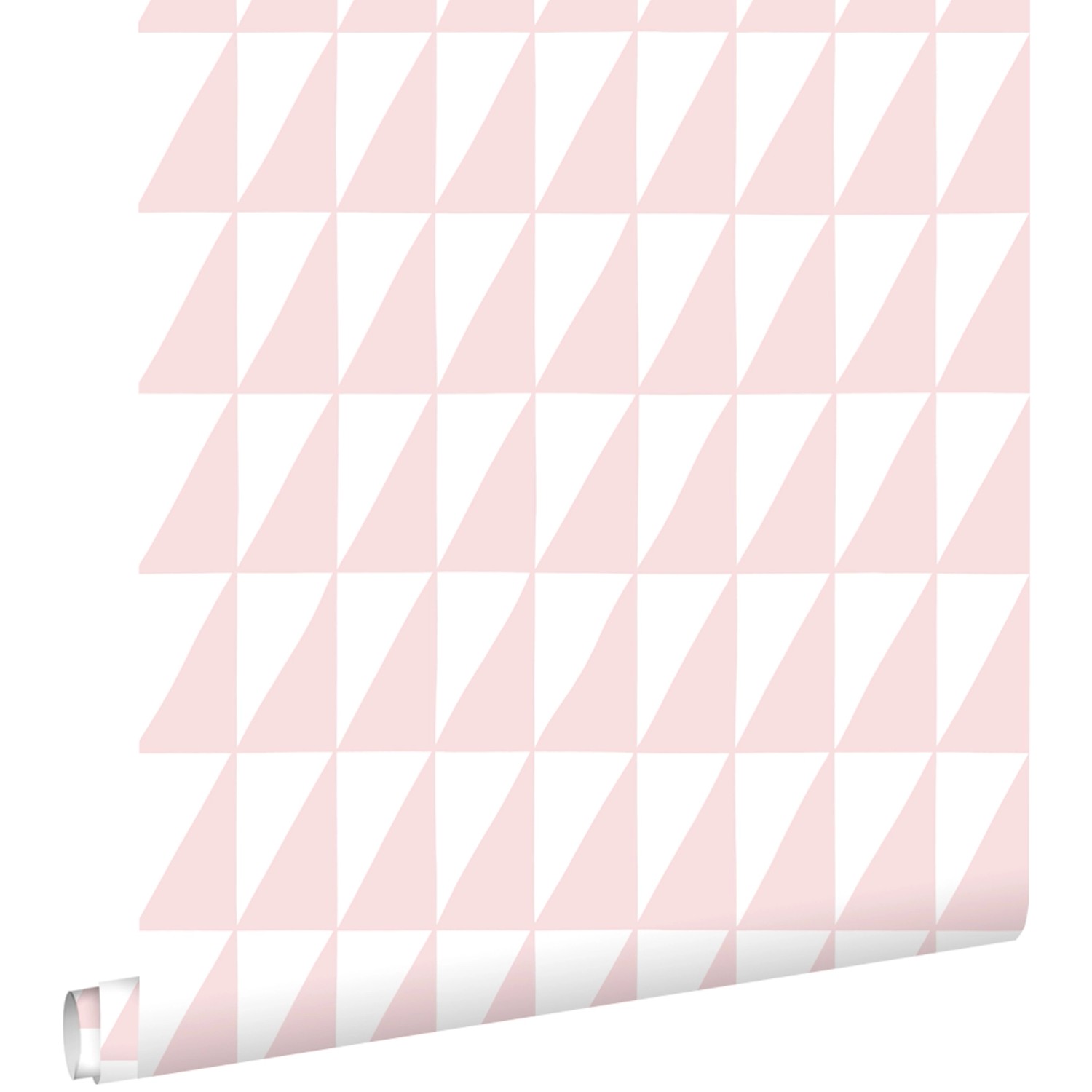 ESTAhome Tapete Grafische Dreiecke Hellrosa 0,53 x 10,05 m 139076 günstig online kaufen