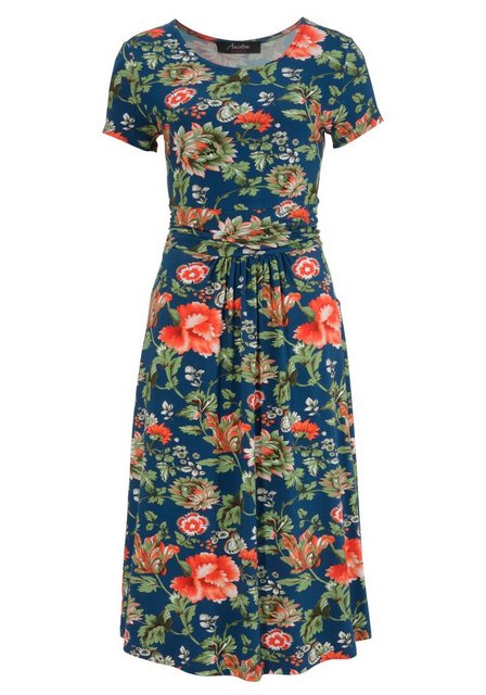 Aniston CASUAL Sommerkleid, mit farbenfrohem Blumendruck günstig online kaufen