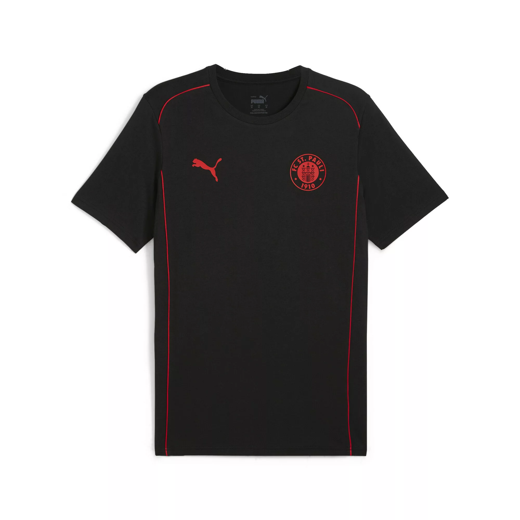 PUMA Trainingsshirt "FCSP CASUALS TEE", FC St. Pauli Fansshirt 2024/2025 günstig online kaufen