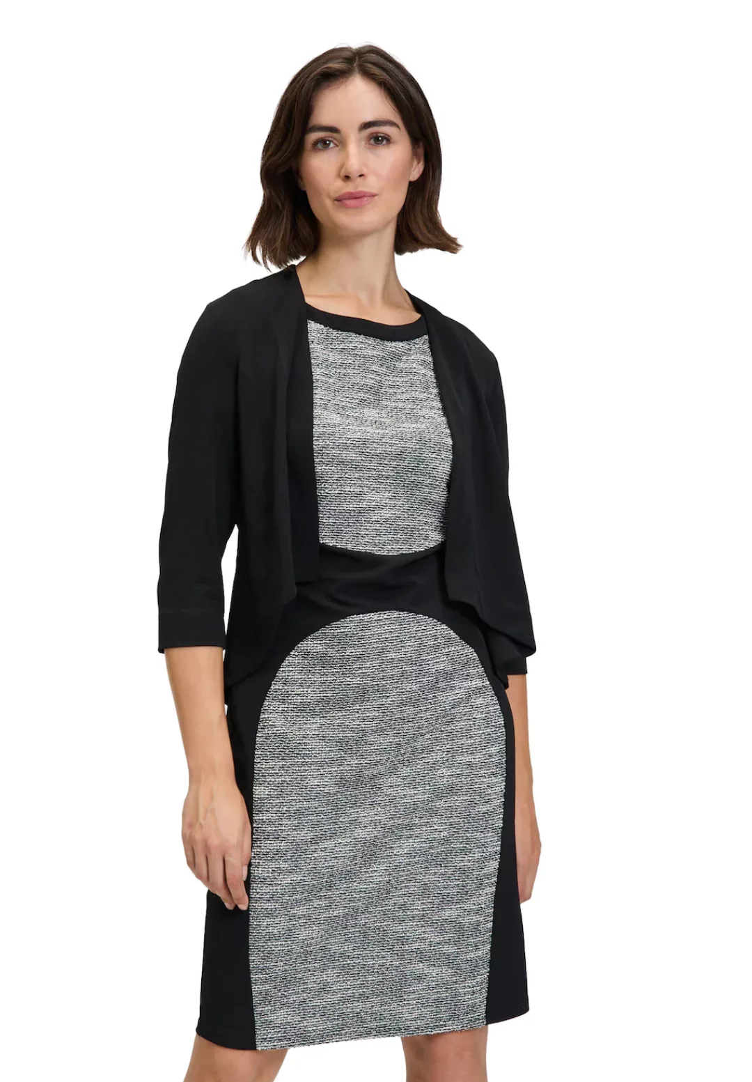 Vera Mont Jackenblazer "Vera Mont Damen Jerseyjacke mit 3/4 Arm", Nahtführu günstig online kaufen