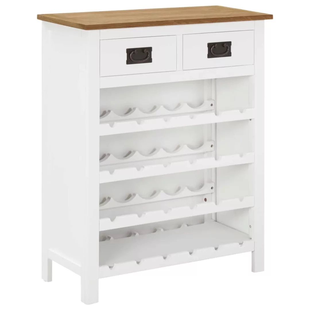 Weinschrank 72x32x90 Cm Eiche Massivholz günstig online kaufen