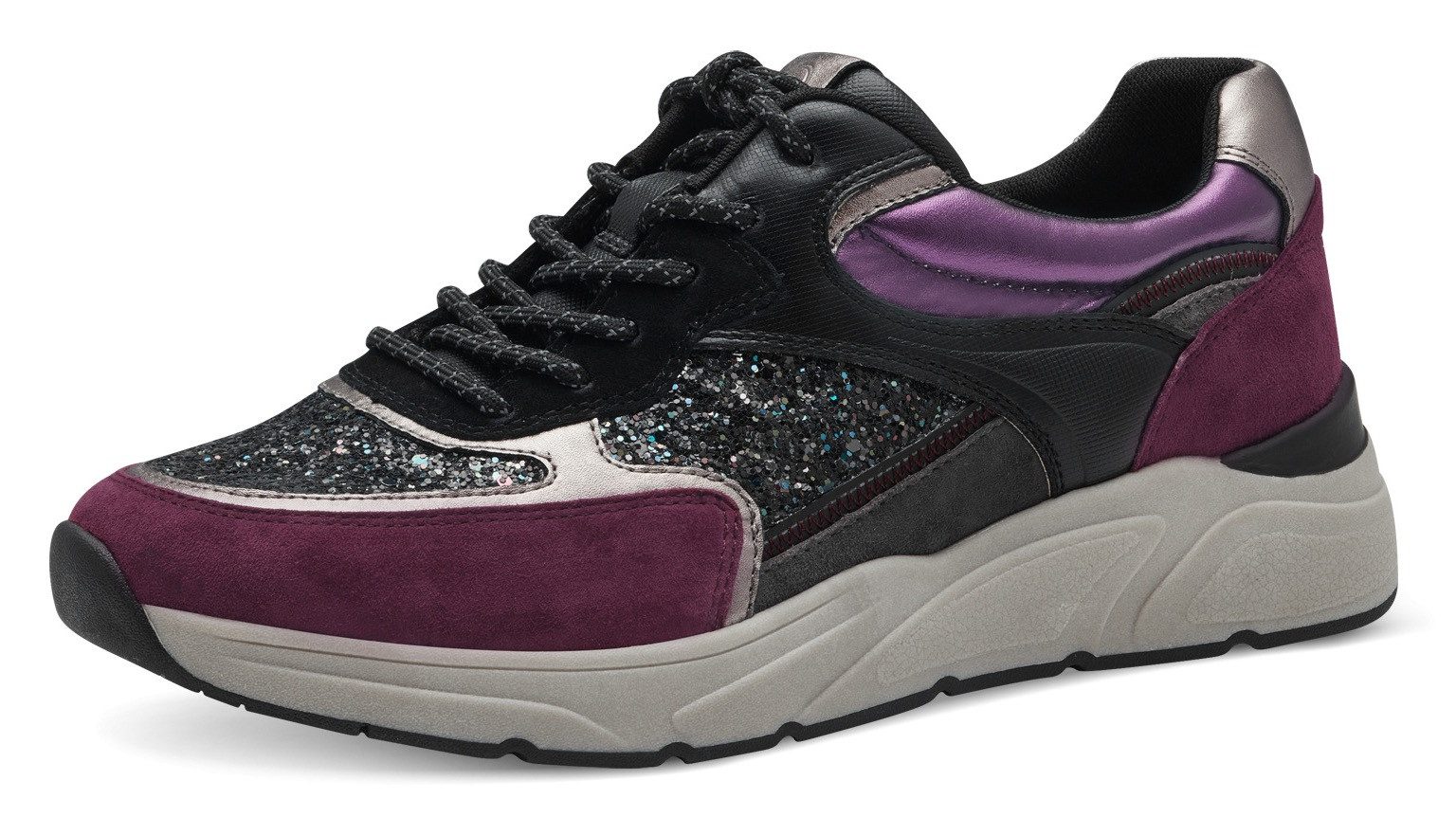 Tamaris Keilsneaker, Schnürschuh, Halbschuh, Freizeitschuh, farbenfrohe günstig online kaufen