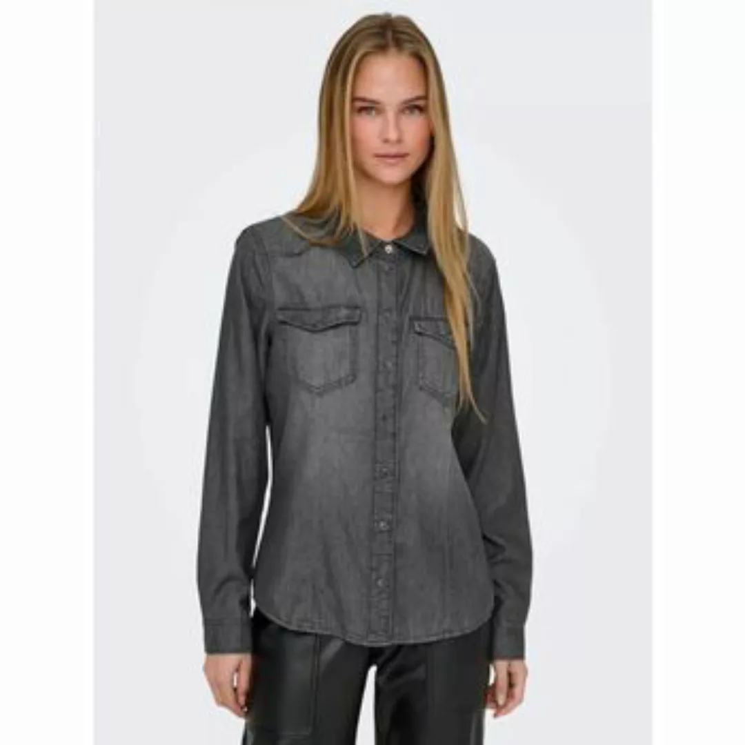 Only  Blusen 15315185 ALEXA-MEDIUM GREY DENIM günstig online kaufen