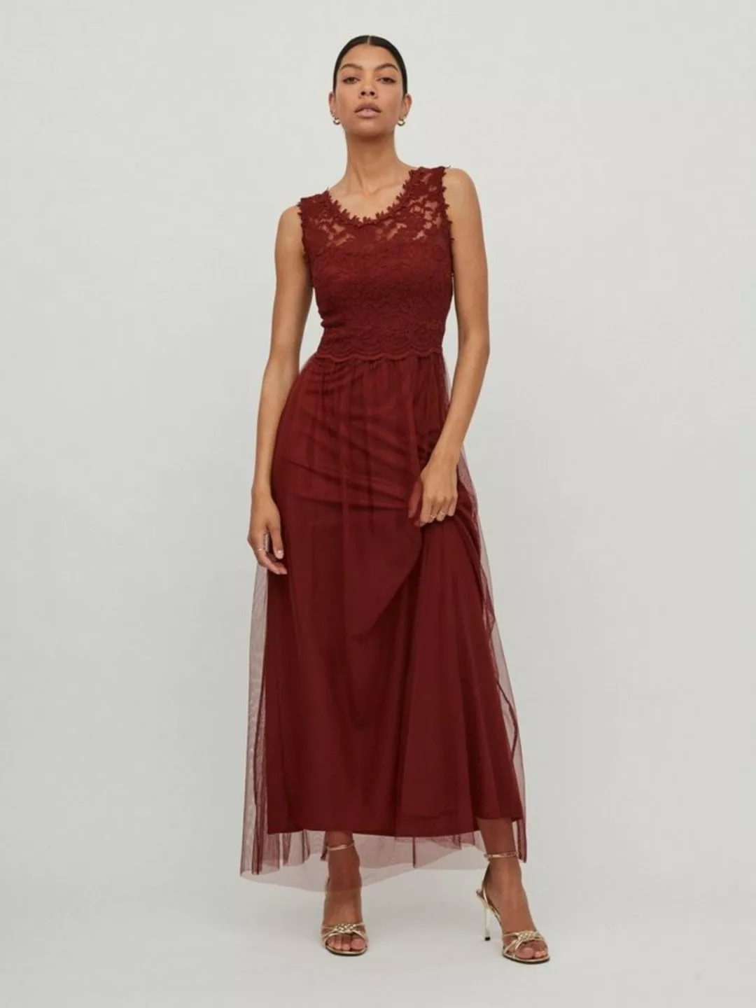 Vila Shirtkleid Langes Maxi Kleid Abschluss Ball Dress VILYNNEA (lang) 4840 günstig online kaufen