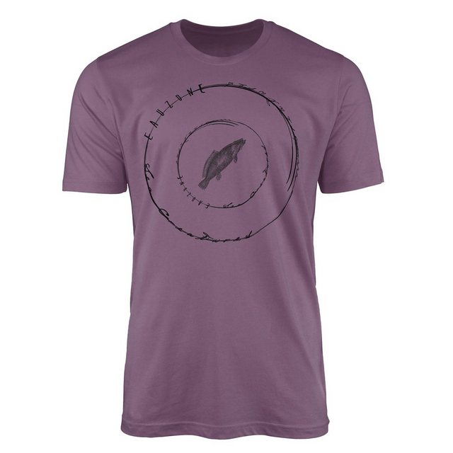 Sinus Art T-Shirt T-Shirt Tiefsee Fische - Serie: Sea Creatures, feine Stru günstig online kaufen