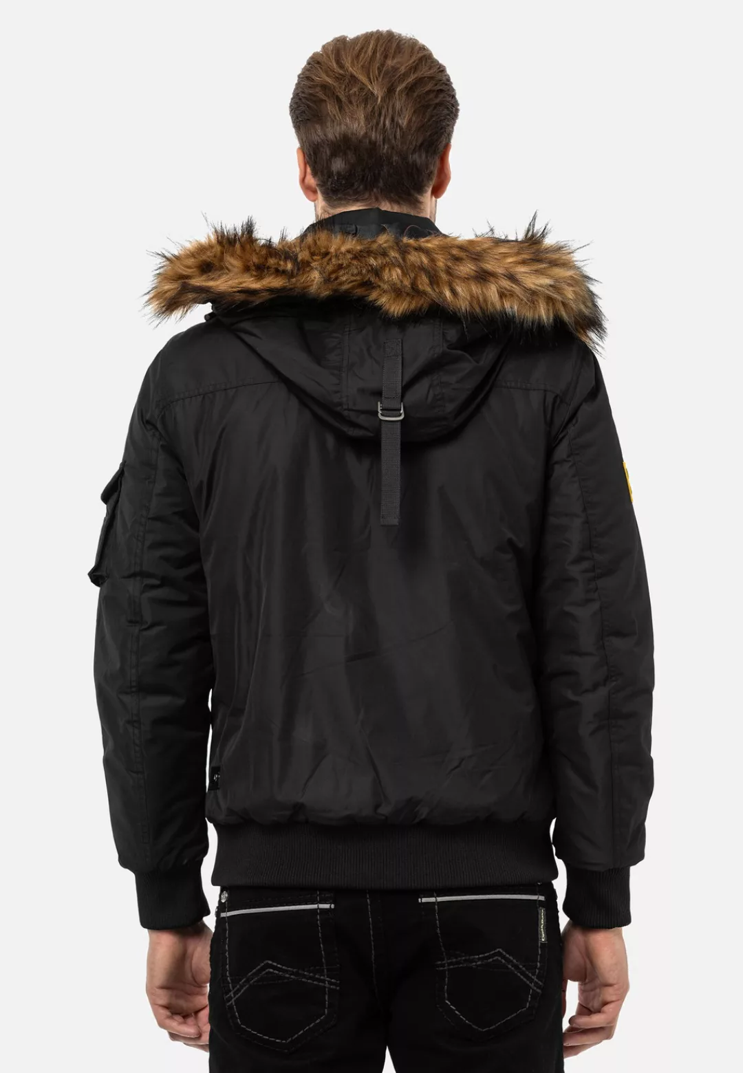 Cipo & Baxx Winterjacke "Jacke", mit Kapuze günstig online kaufen