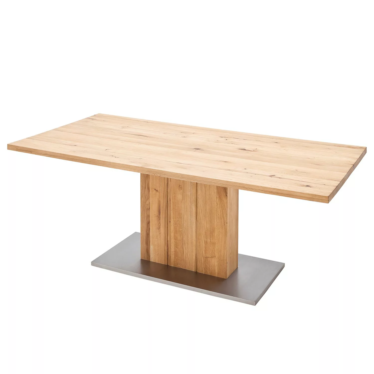 MCA furniture Esstisch »Greta«, Esstisch Massivholz mit Baumkante, gerader günstig online kaufen