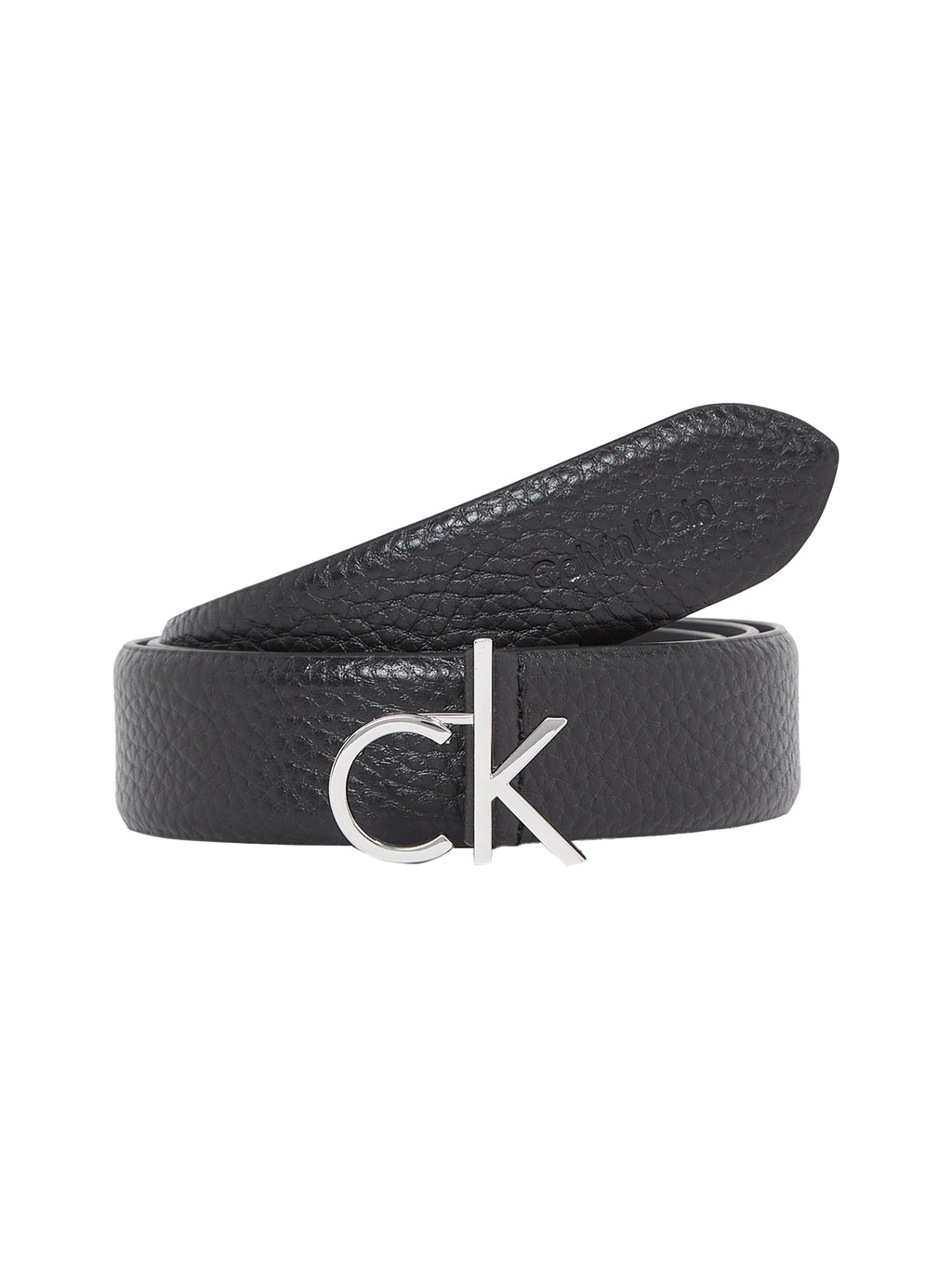 Calvin Klein Ledergürtel "CK LOGO BUCKLE BELT 3.0 PBL", mit Logoprägung als günstig online kaufen