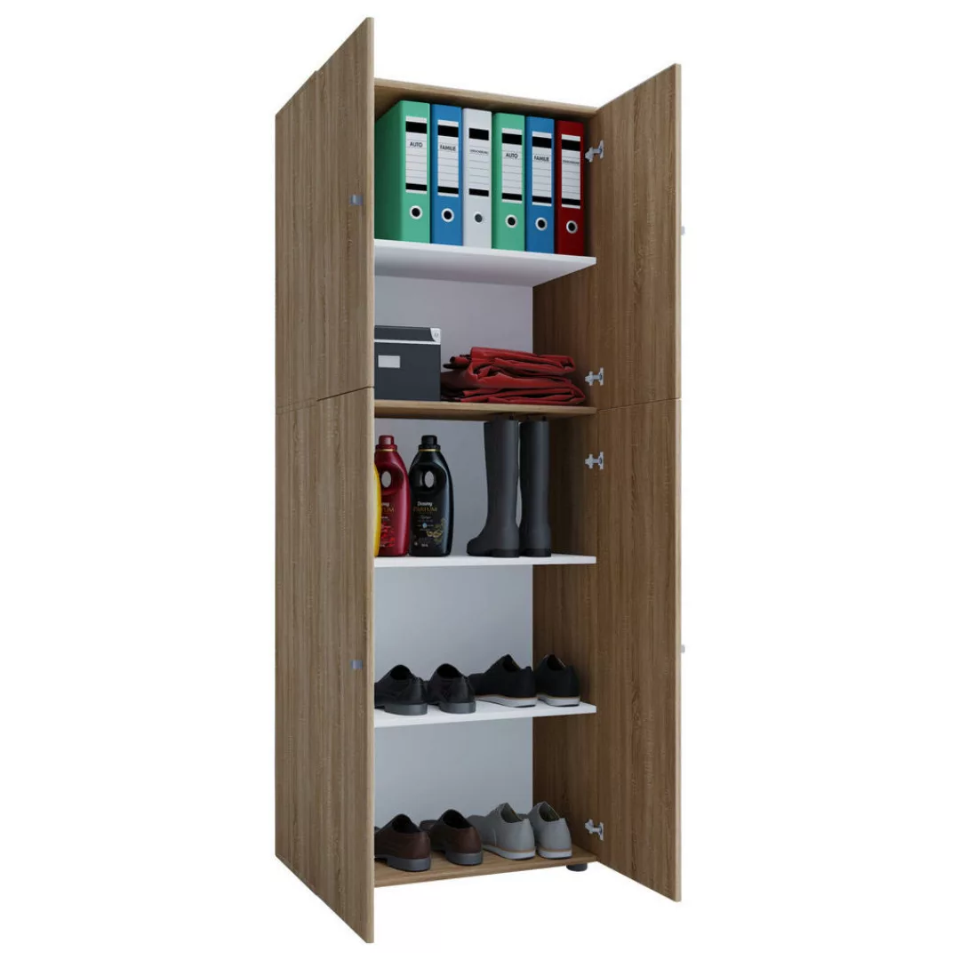 VCM Kleiderschrank Kleiderschrank Jugendschrank Lona Drehtüren (1-St) günstig online kaufen