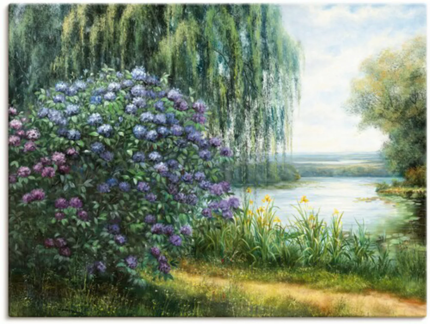 Artland Wandbild "Am See", Seebilder, (1 St.), als Leinwandbild, Poster in günstig online kaufen