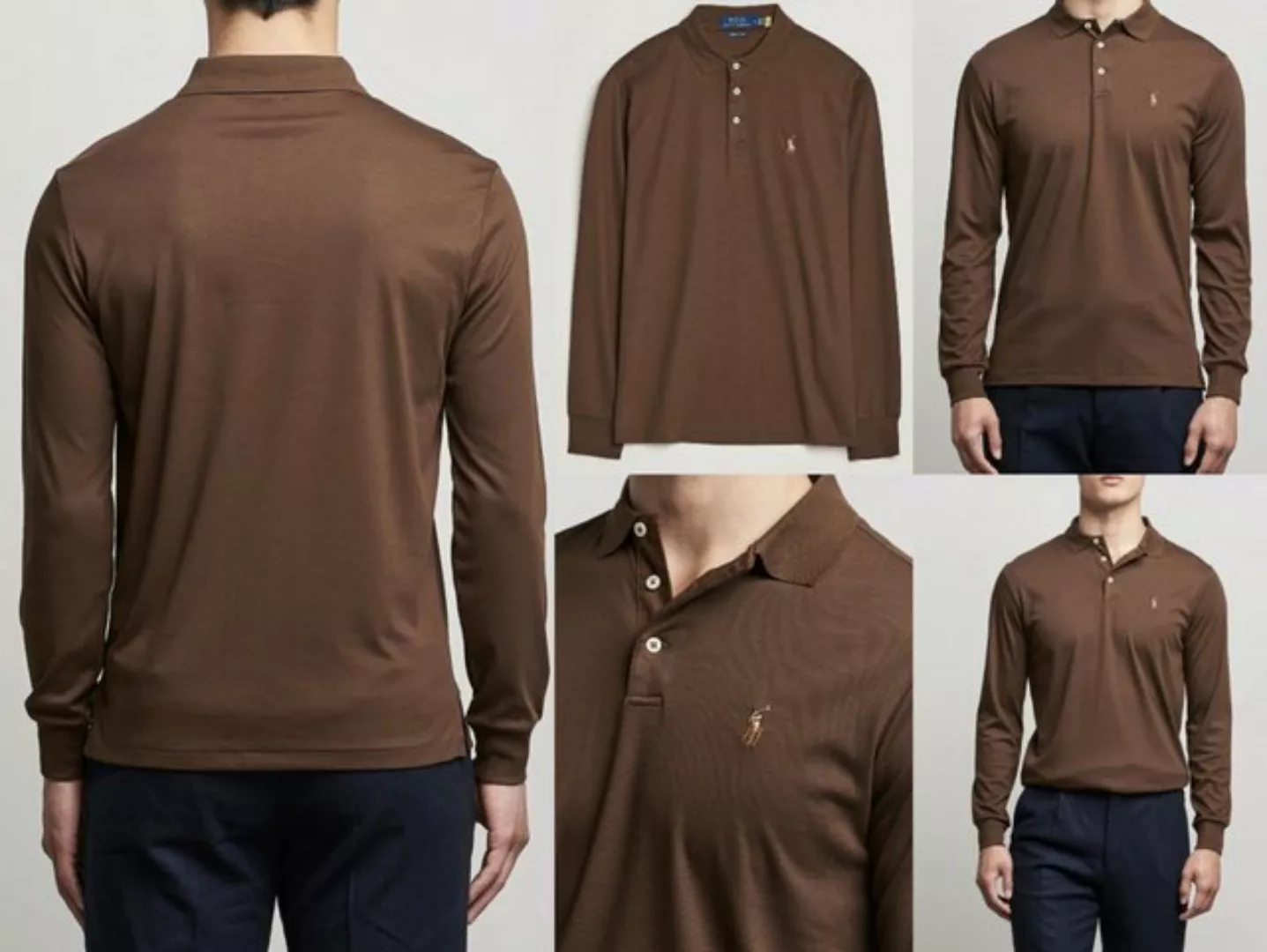 Ralph Lauren Poloshirt POLO RALPH LAUREN LUXURY PIMA COTTON Polohemd Hemd T günstig online kaufen