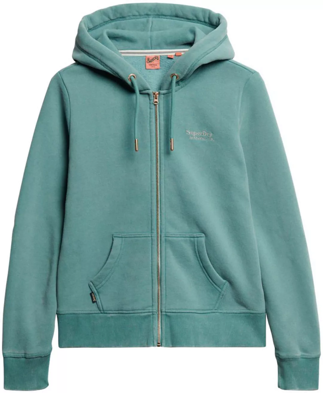 Superdry Kapuzensweatjacke "ESSENTIAL LOGO ZIP HOODIE", mit Logostickerei günstig online kaufen