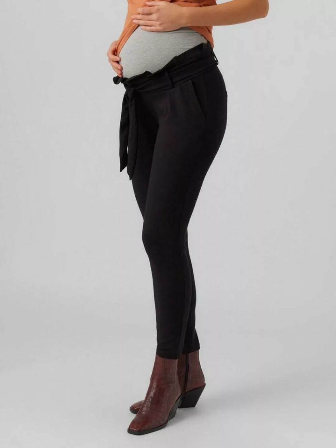 Vero Moda Maternity Bundfaltenhose Meva (1-tlg) Rüschen günstig online kaufen