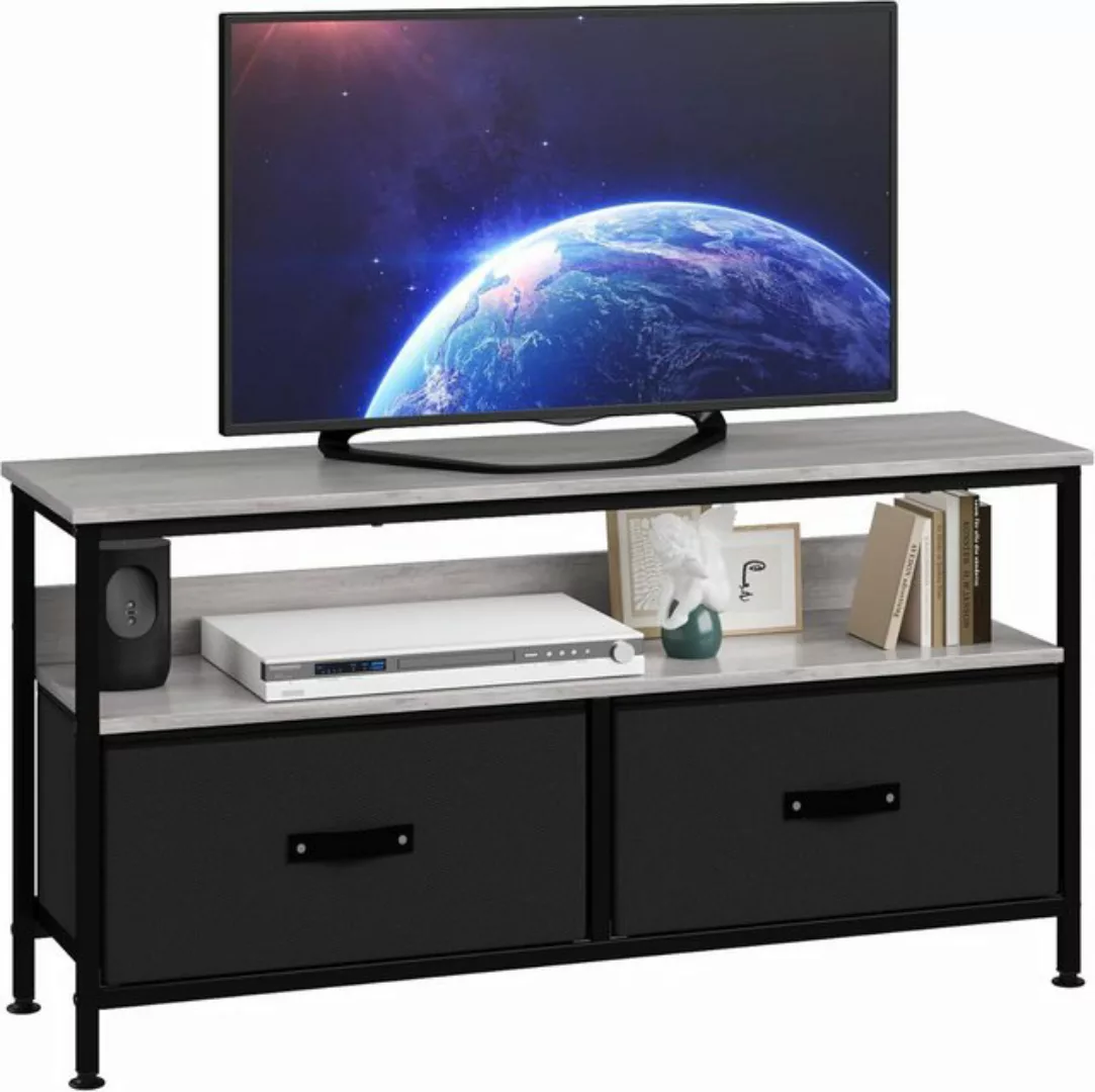 GarveeMore TV-Schrank Lowboard,Fernsehschrank Mit 2 Schubladen Und Regalen, günstig online kaufen