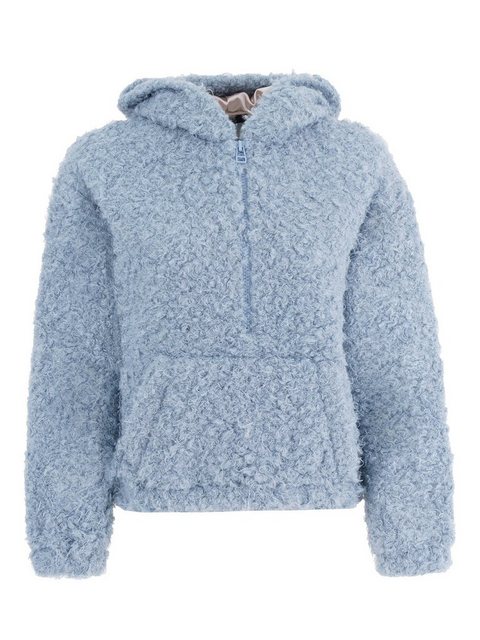 Freshlions Plüschjacke Freshlions Woolly Half Zip Hooded Sweat blau S günstig online kaufen