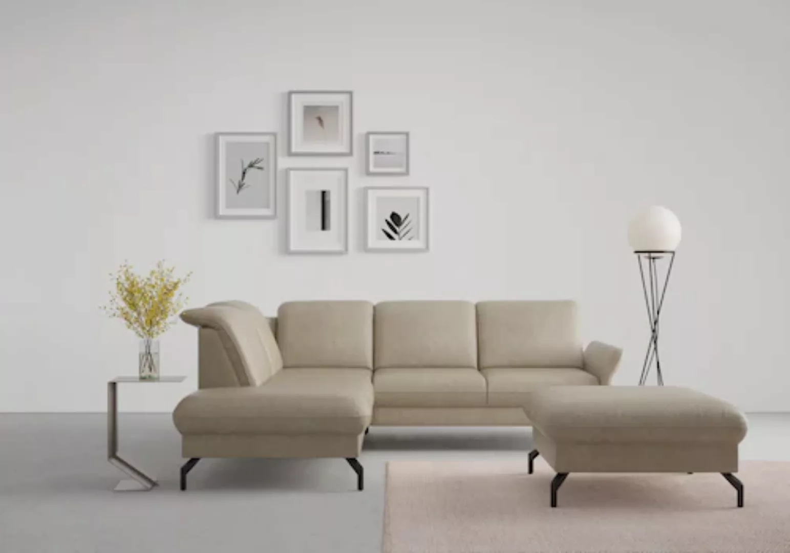 sit&more Ecksofa Fashion L-Form, wahlweise mit Kopfteilverstellung und Vorz günstig online kaufen