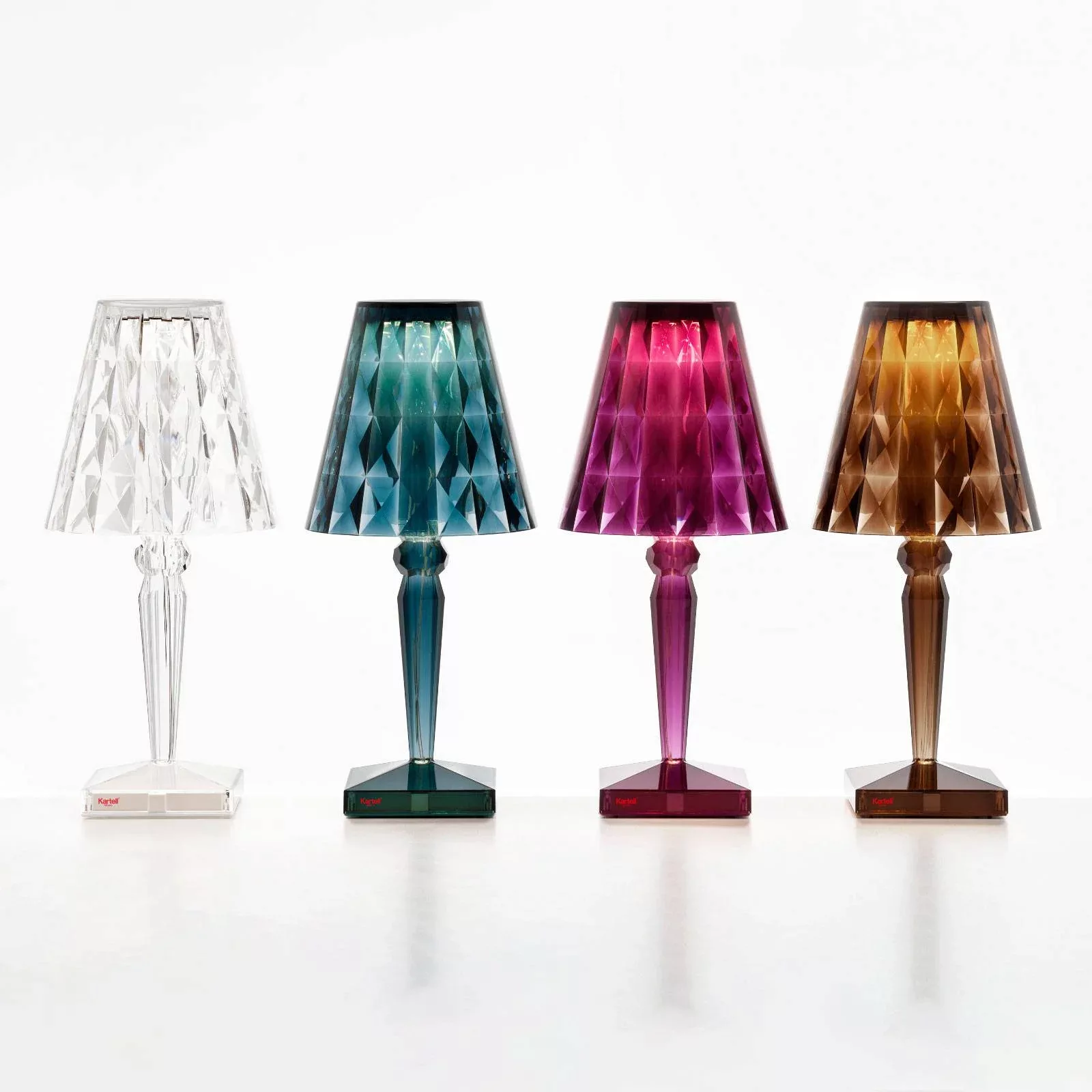 Kartell Big Battery - Tischlampe IP20, cola günstig online kaufen