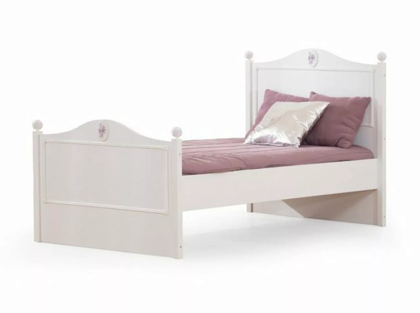 Kapa Möbel Jugendbett Kinderbett Bianca 120x200 cm weiss Landhausstil günstig online kaufen