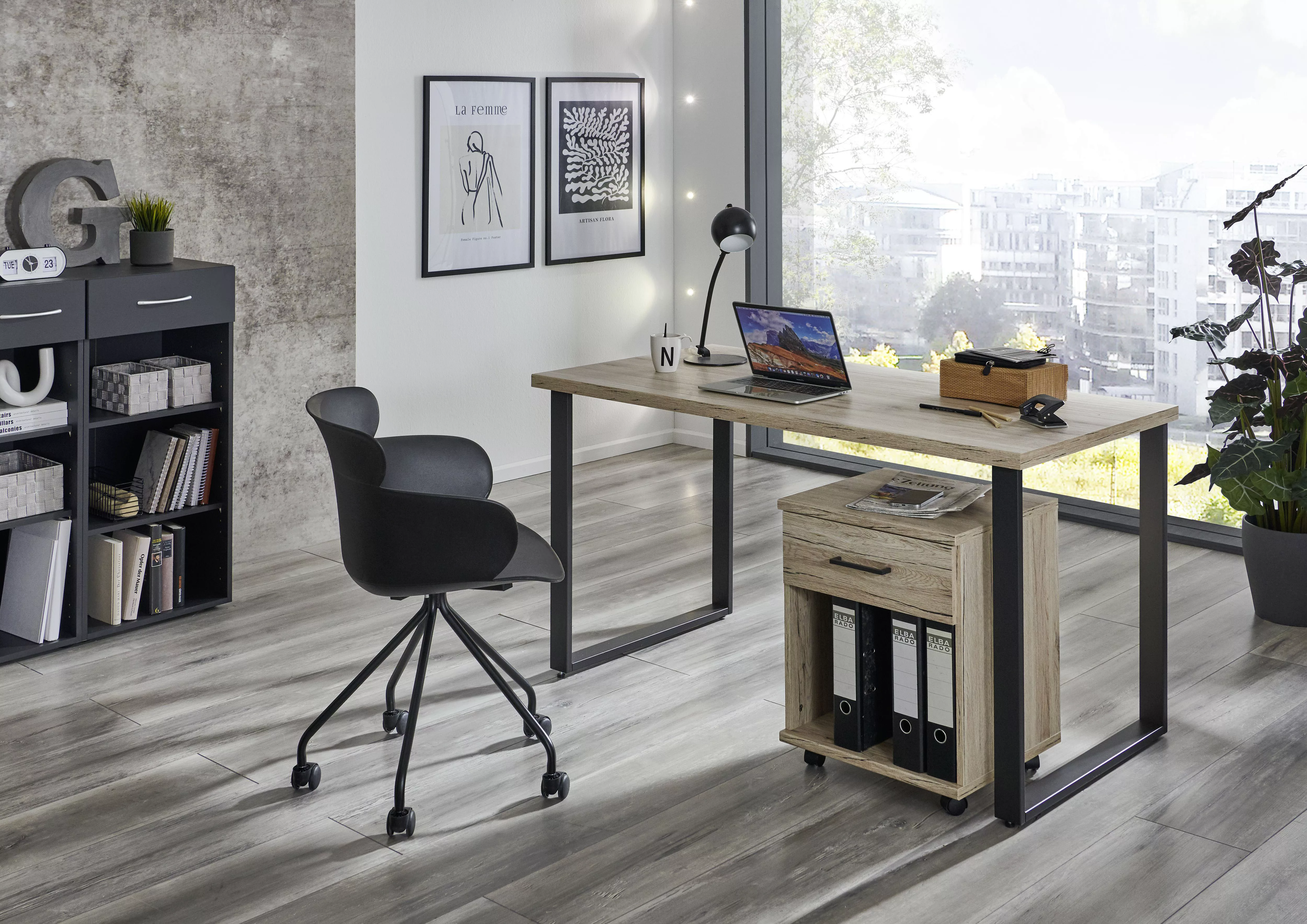 Wimex Rollcontainer "Home Desk", mit 1 Schublade, 46cm breit, 58cm hoch günstig online kaufen