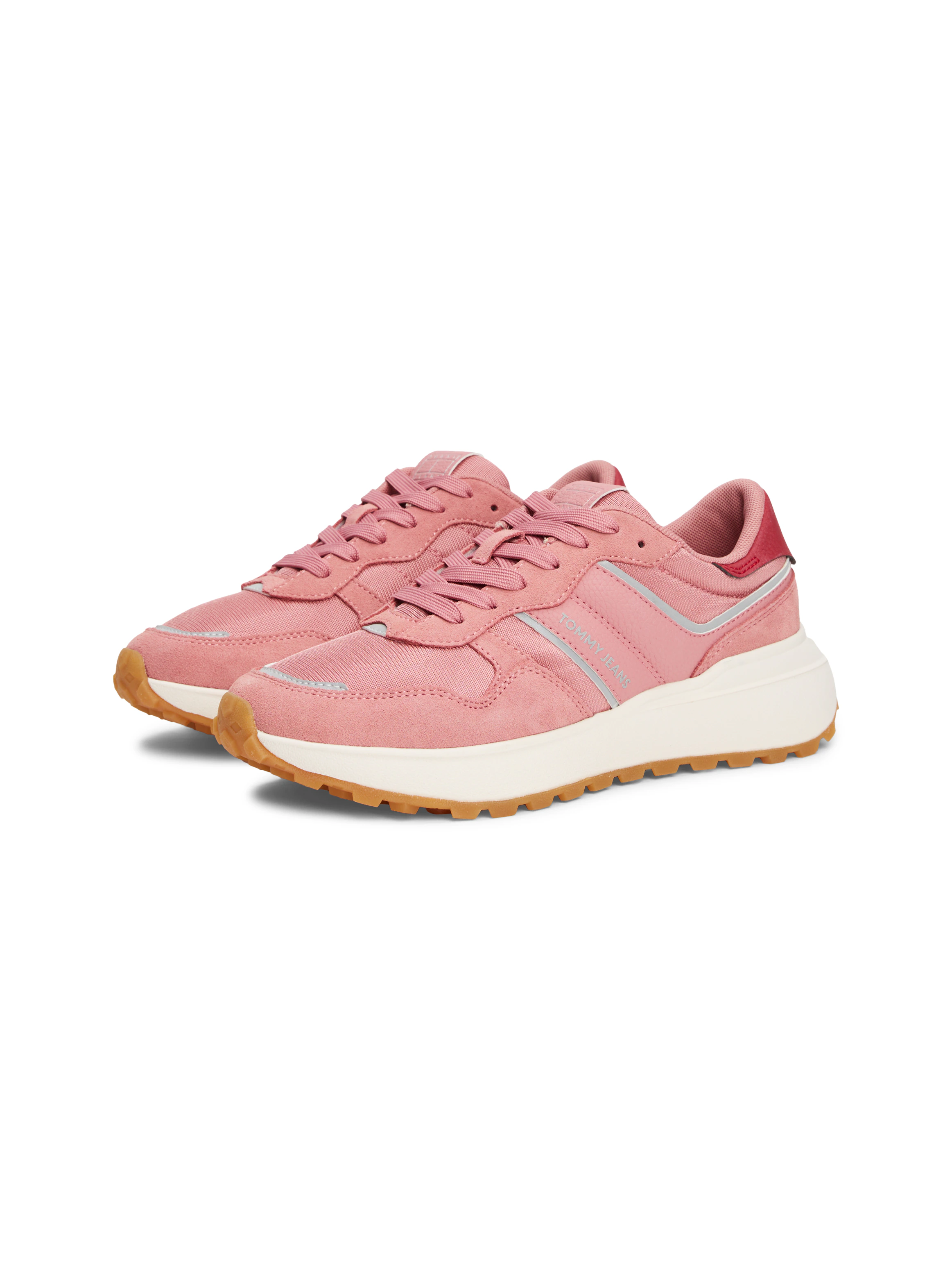 Tommy Jeans Keilsneaker "TJW CLEATED RUNNER", Freizeitschuh, Schnürschuh, H günstig online kaufen