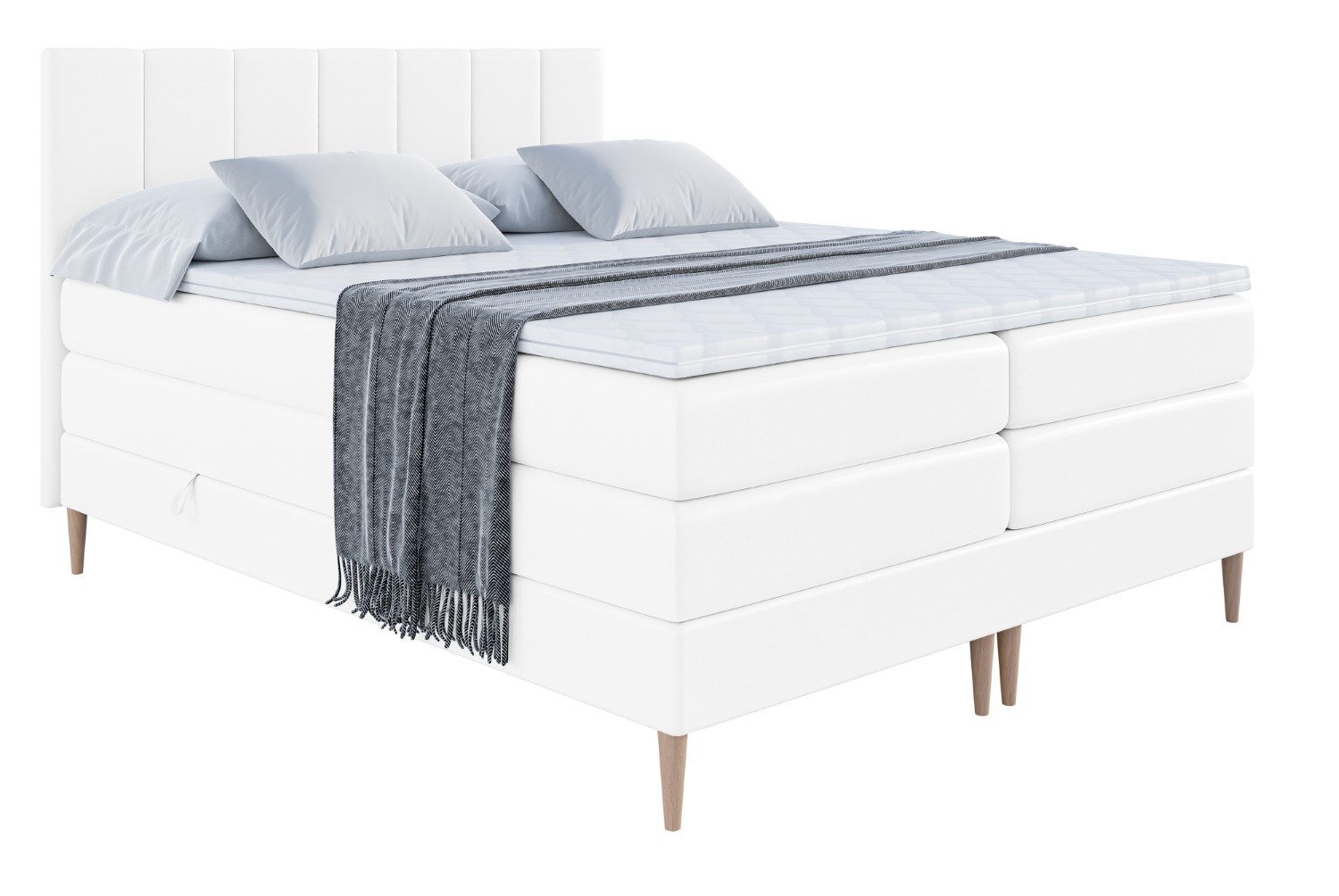 ALTDECOR Boxspringbett MOETI-F KING (Multipocket-Matratze H4, günstig online kaufen
