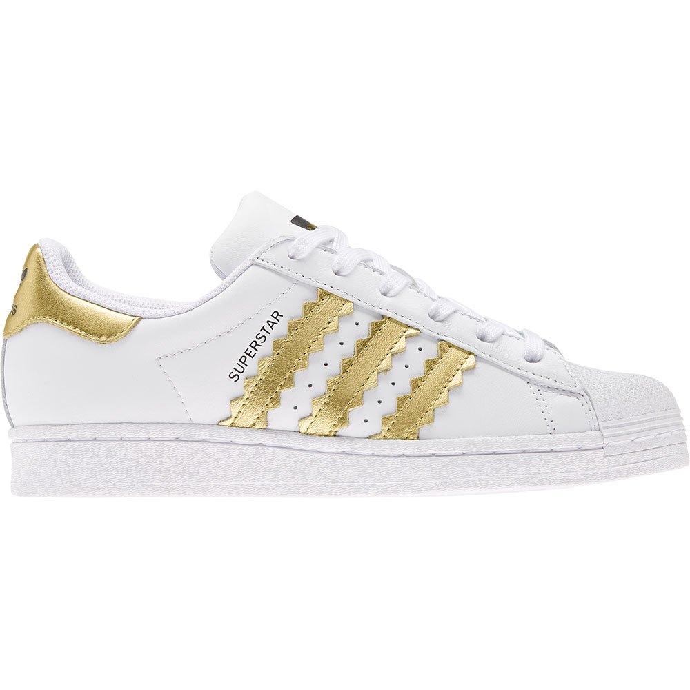 Adidas Originals Superstar Turnschuhe EU 35 1/2 Ftwr White / Matte Gold / C günstig online kaufen