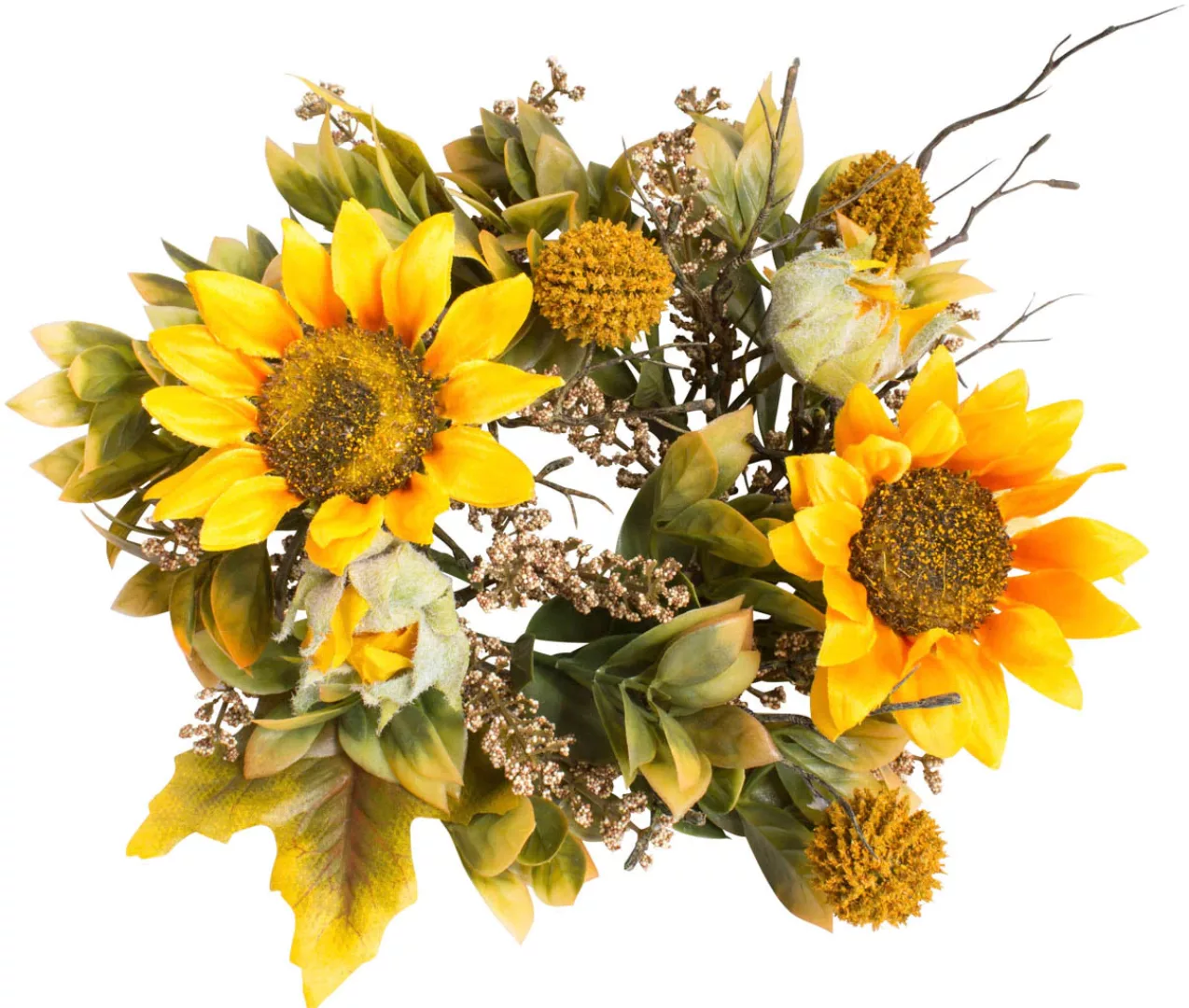 Botanic-Haus Kunstkranz "Sonnenblumenkranz" günstig online kaufen