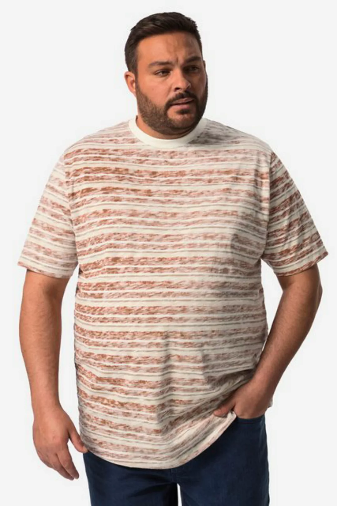 Boston Park T-Shirt Boston Park T-Shirt Halbarm Streifen-Druck günstig online kaufen