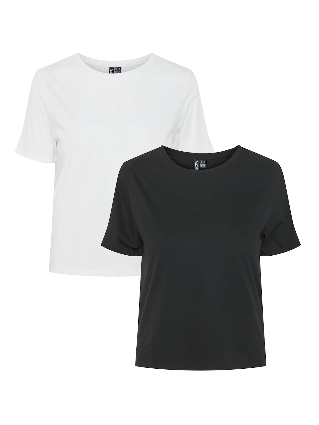 pieces Kurzarmshirt "PCAMIRA SS TEE 2-PACK NOOS BC" günstig online kaufen