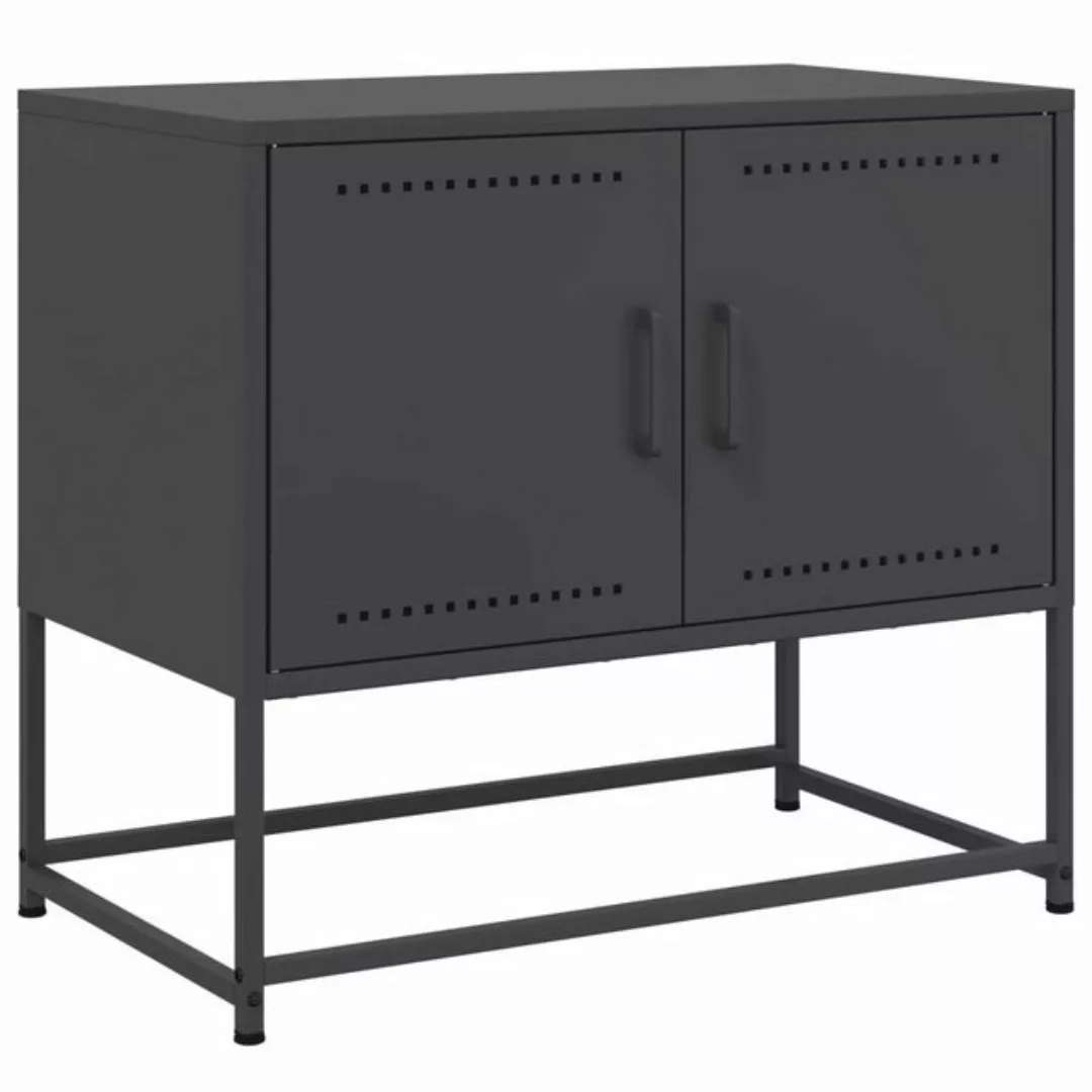 vidaXL TV-Schrank TV-Schrank Schwarz 68,5x39x60,5 cm Stahl (1-St) günstig online kaufen