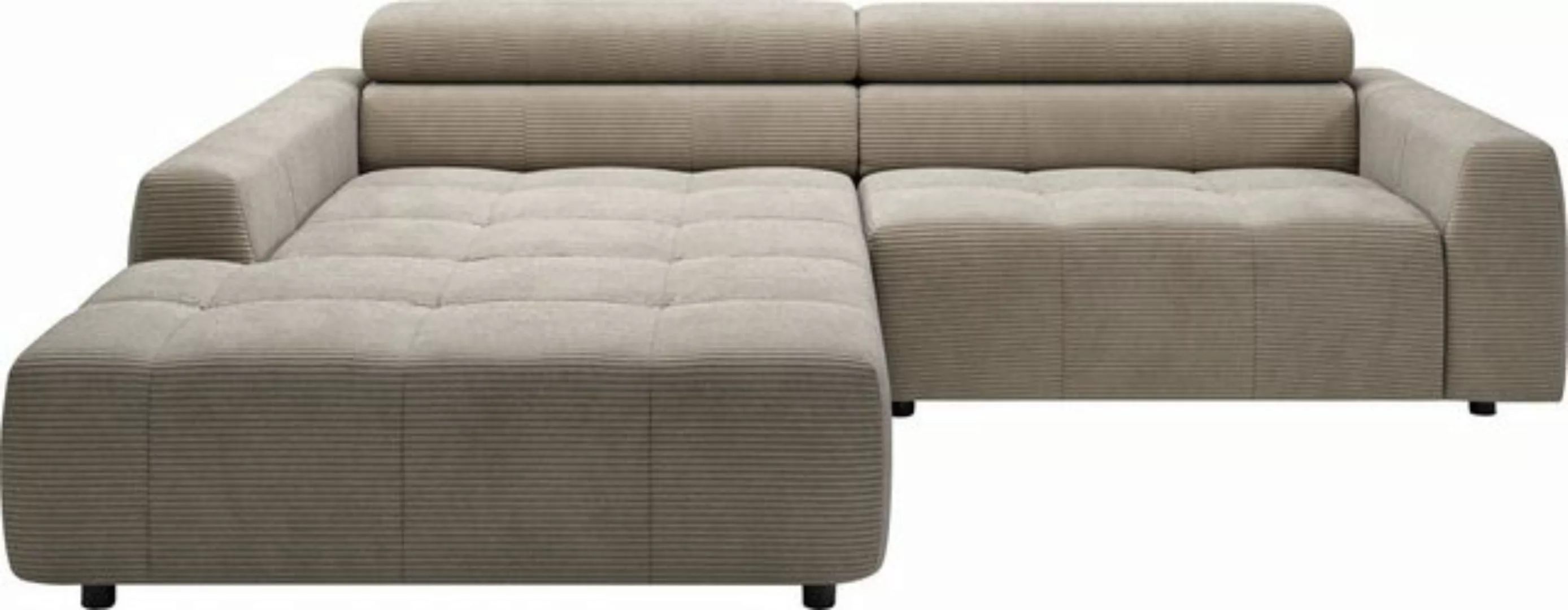 3C Candy Ecksofa Denver auch mit Cord- und Easy care-Bezug, Kopfteilverstel günstig online kaufen