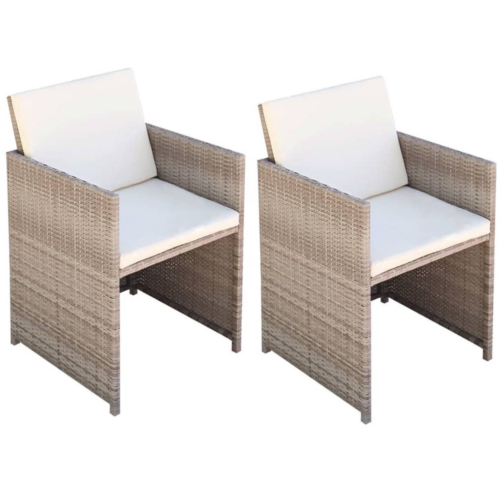 vidaXL Gartenstuhl Gartenstühle 2 Stk. mit günstig online kaufen