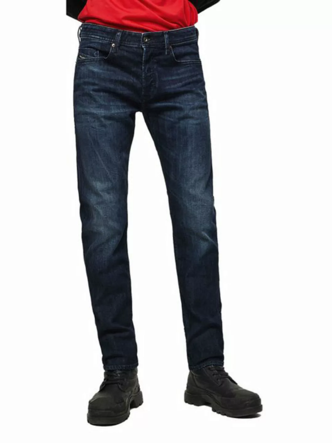 Diesel Tapered-fit-Jeans Diesel Buster 0095W Herren Jeans Hose Regular Slim günstig online kaufen