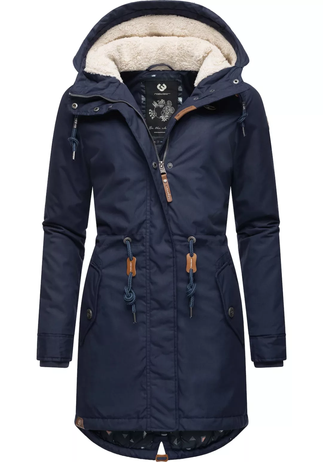 Ragwear Wintermantel "Elba Coat B", zeitloser Damen Winterparka mit großer günstig online kaufen