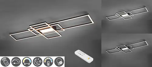 TRIO Leuchten LED Deckenleuchte »MILA«, Deckenlampe inkl. Fernbedienung, di günstig online kaufen