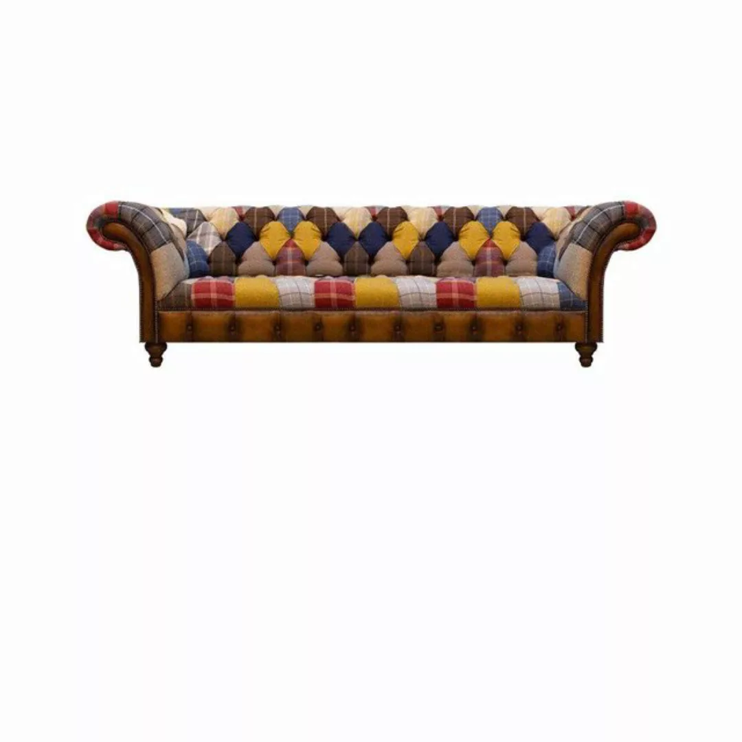 JVmoebel Chesterfield-Sofa Sofagarnitur Designer Set 2tlg Mehrfarbig Polste günstig online kaufen