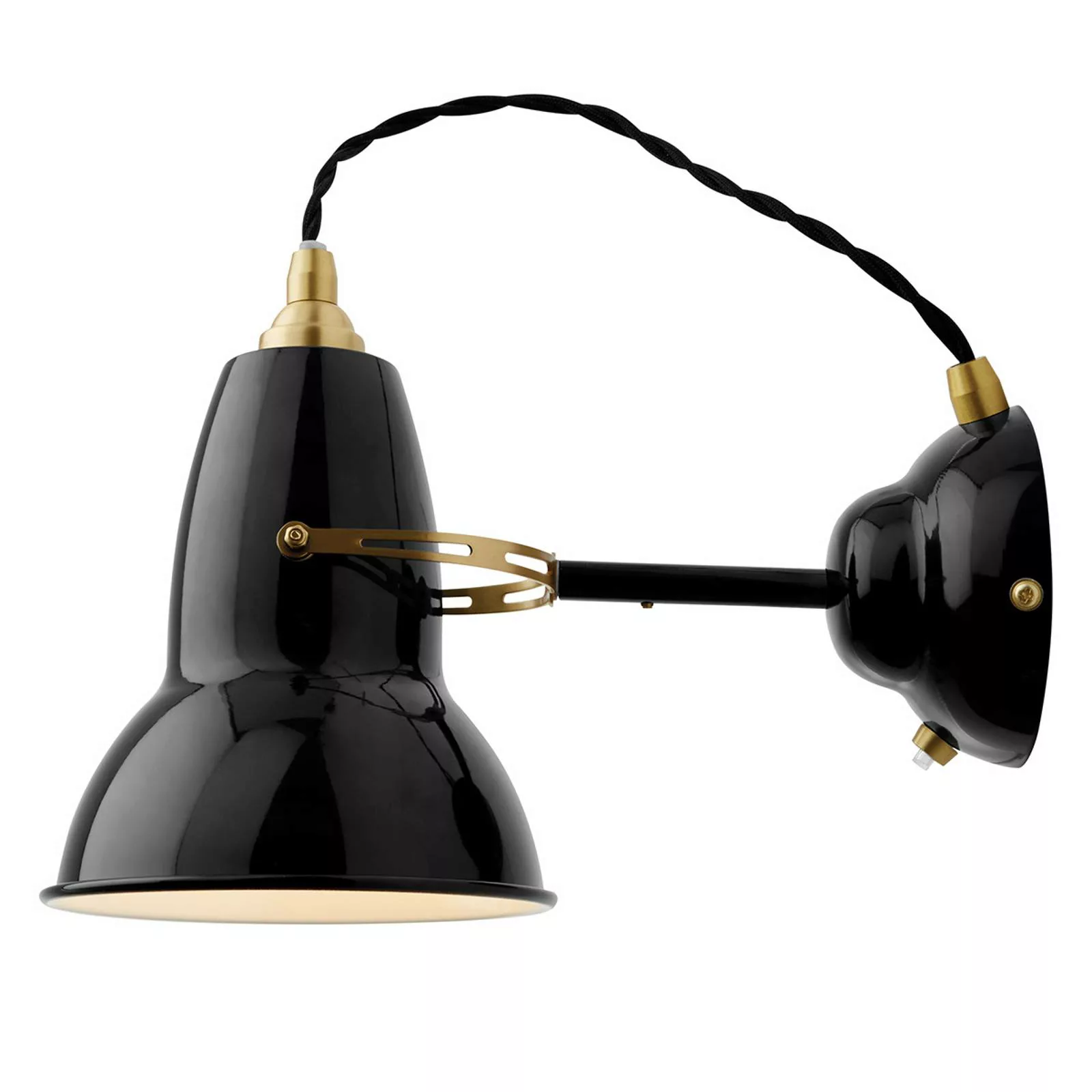 Anglepoise Original 1227 Brass Wandlampe schwarz günstig online kaufen