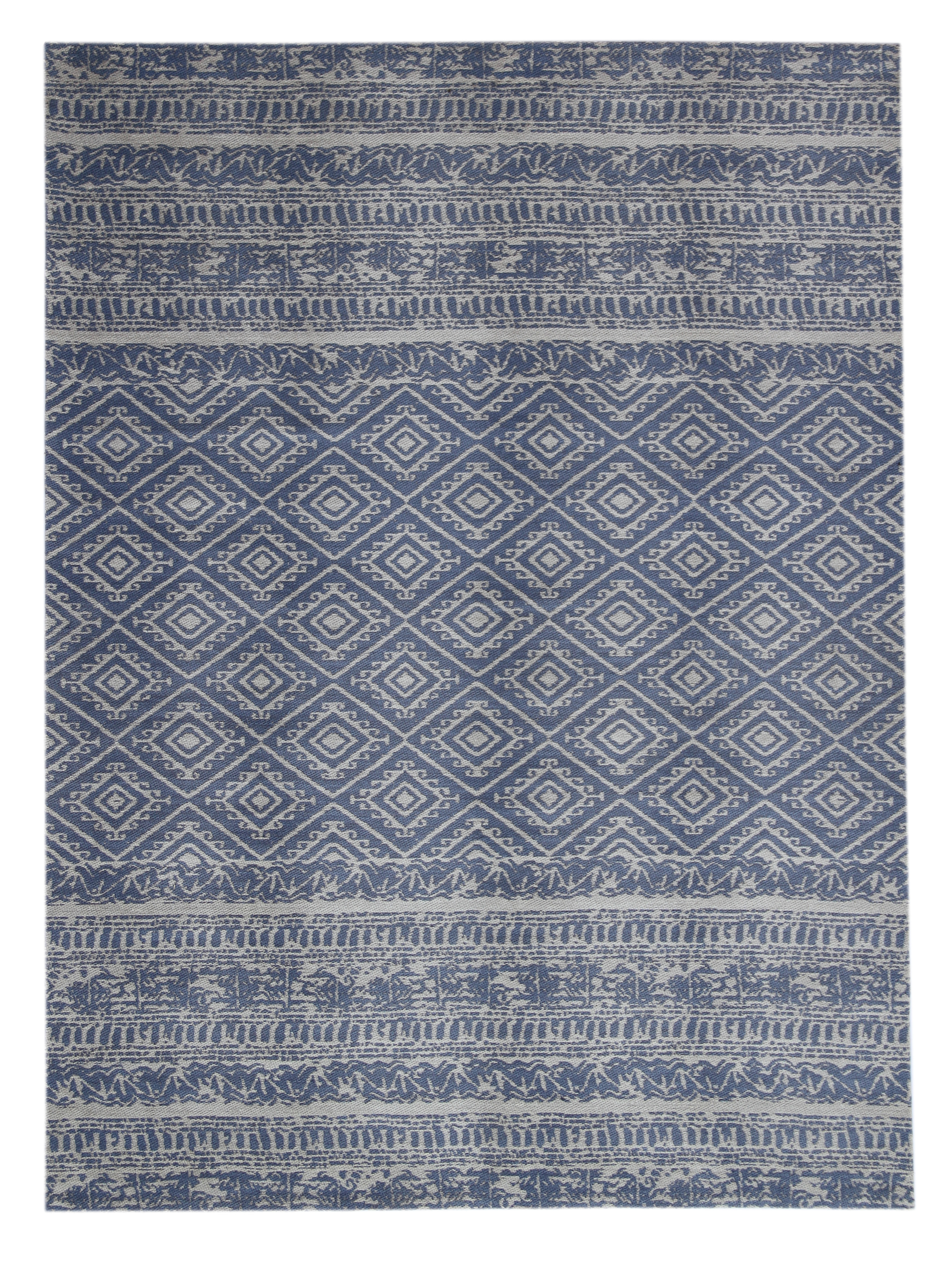 Kayoom Design-teppich Sunny 110 Hellblau 80cm X 150cm günstig online kaufen