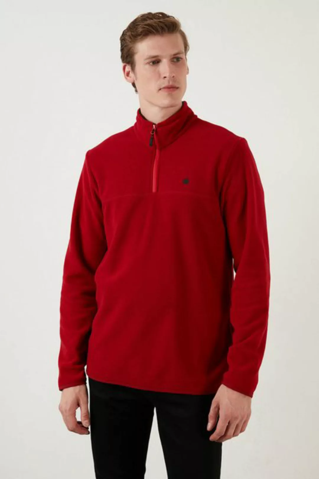 Buratti Fleecepullover Slim Fit günstig online kaufen