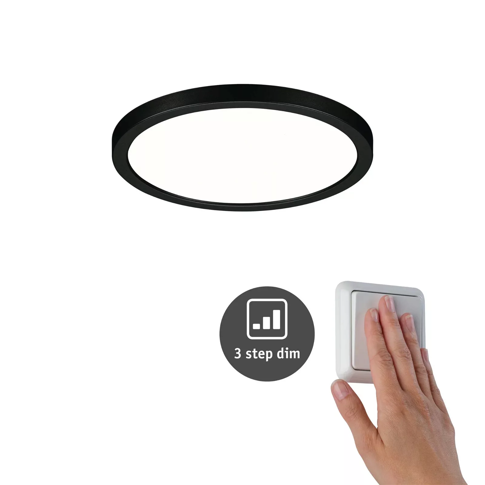 Paulmann LED Einbauleuchte »VariFit LED Einbaupanel Areo IP44 rund 175mm 40 günstig online kaufen