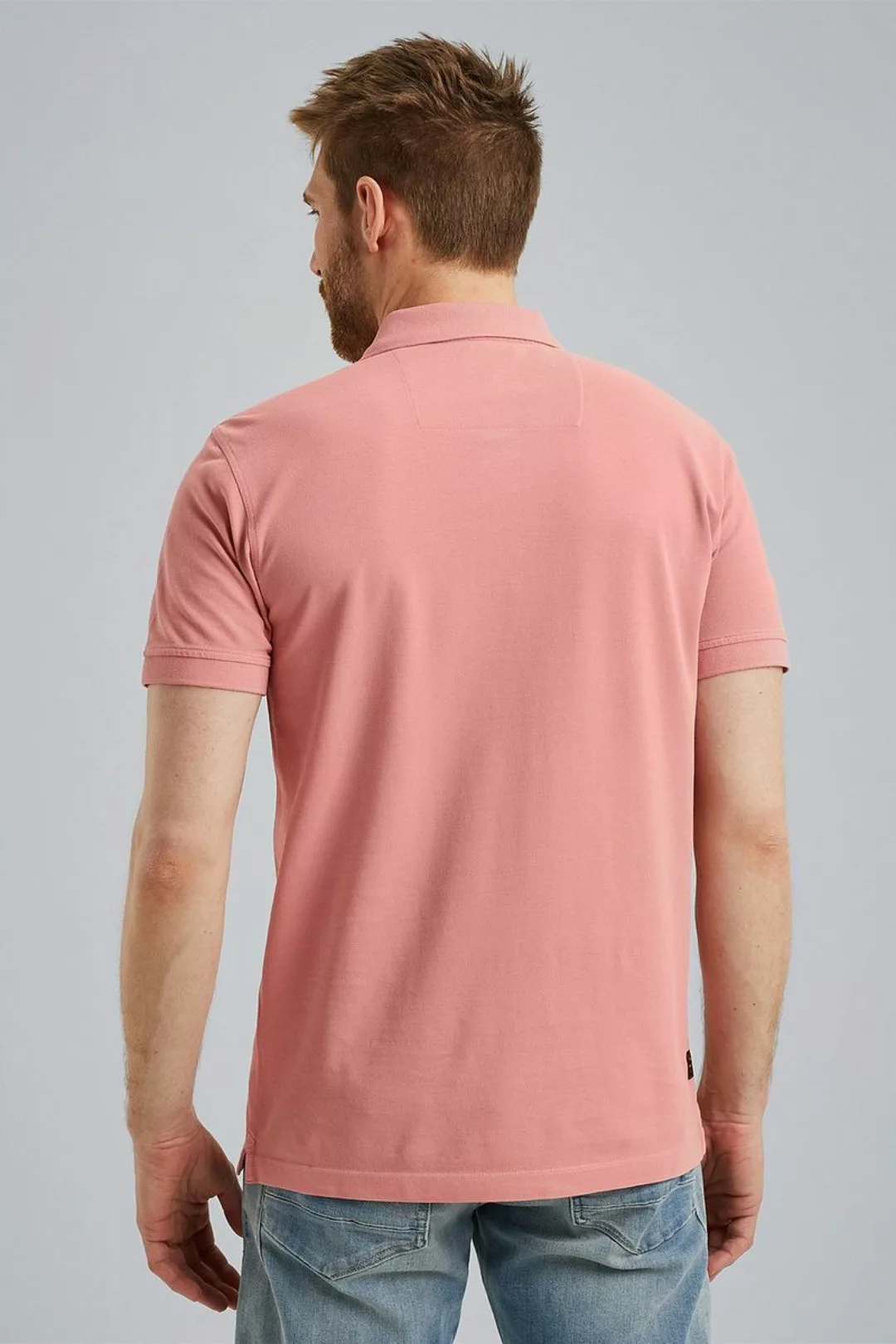 PME Legend Polo Garment Dye Rosa - Größe L günstig online kaufen