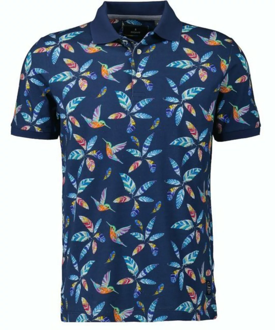 RAGMAN Poloshirt Piqué-Polo Kolibriprint, viva la vida günstig online kaufen