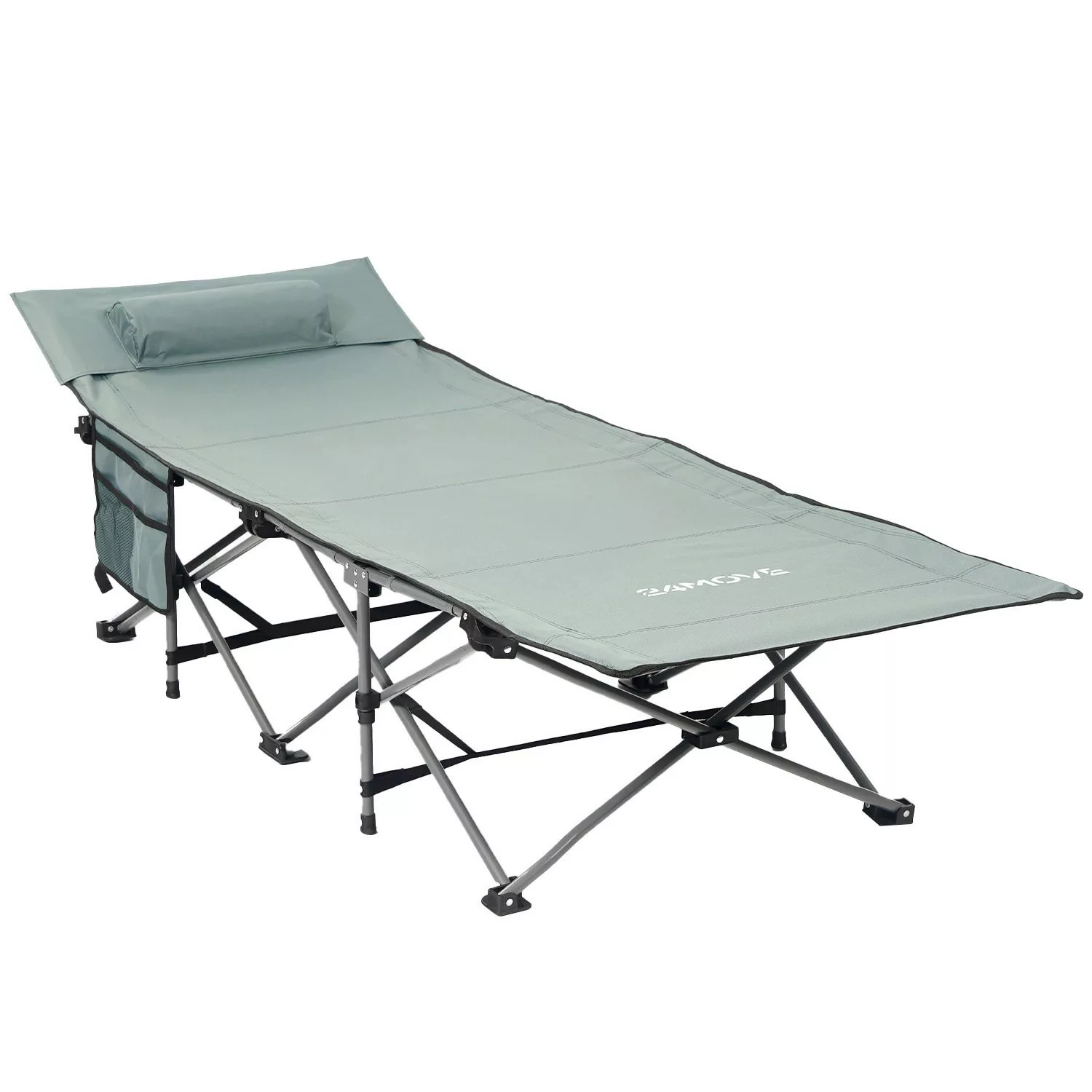 24MOVE Feldbett Campingbett 150 kg In und Outdoor Faltbar Seitentasche Kiss günstig online kaufen