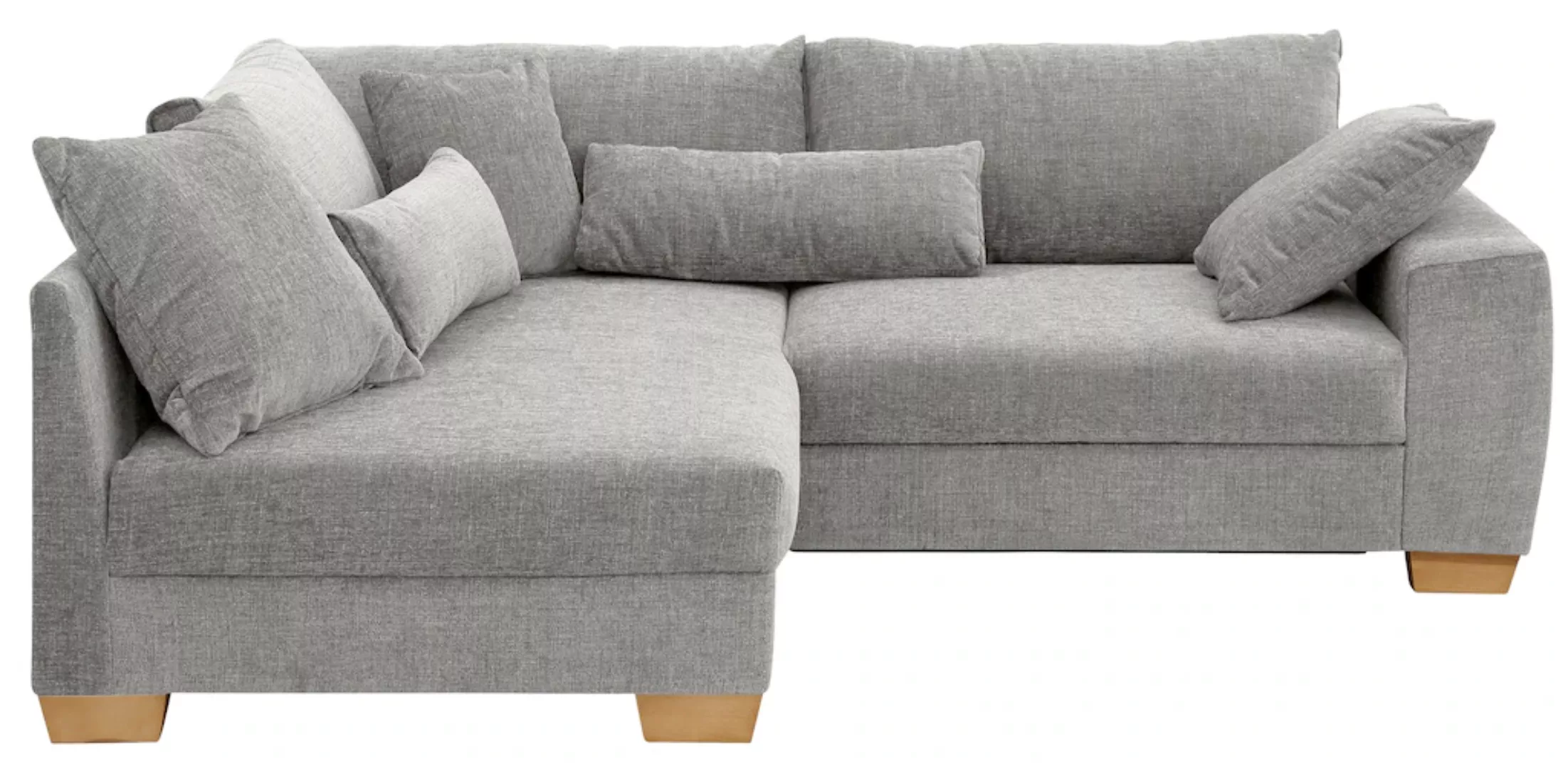 Home affaire Ecksofa "DuraSpring", mit Taschenfederkern, bis 140 kg belastb günstig online kaufen